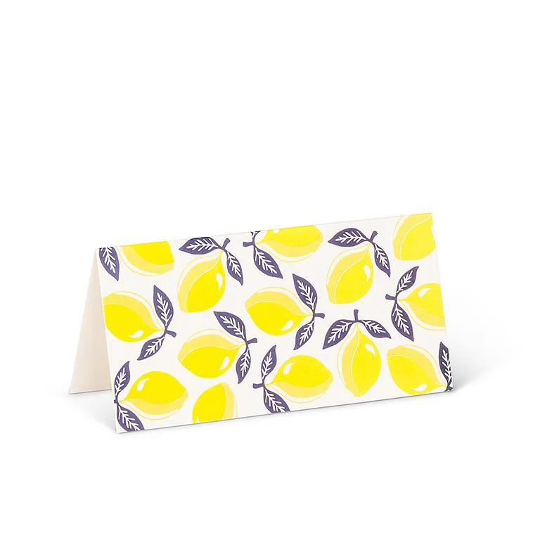 Lemons Folded Placecards - Image 2