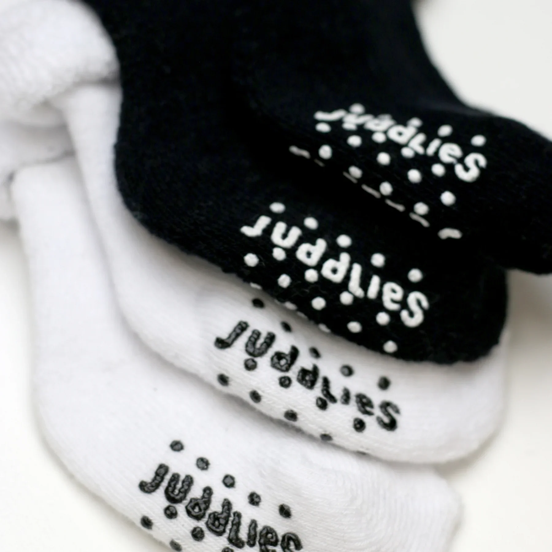 2 pack Infant Socks - Black & White - Image 2