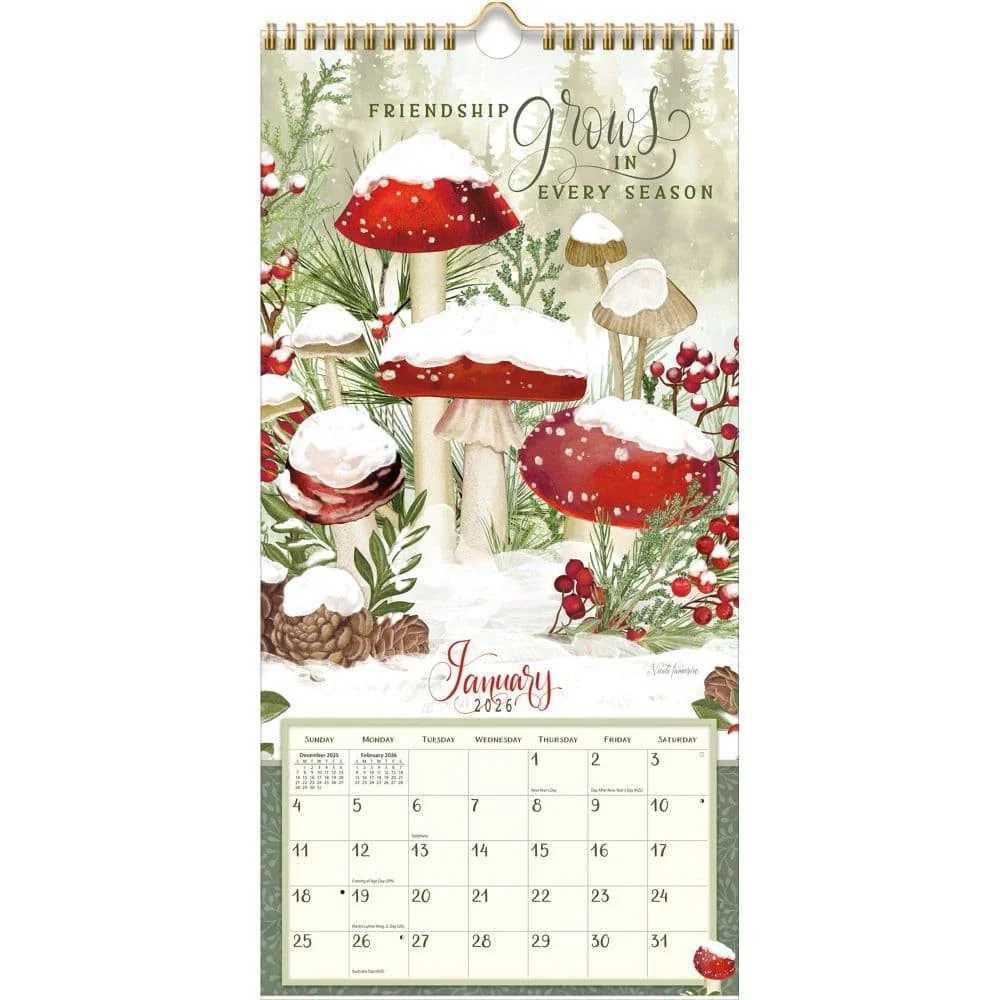 Abundant Friendship 2026 Lang Vertical Calendar - Image 2