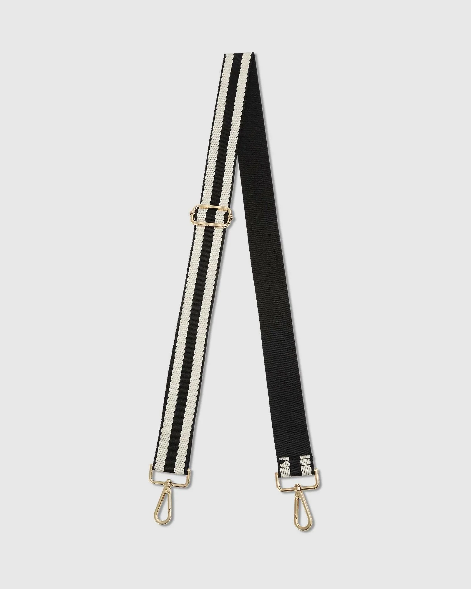 Alexis Stripe Travel Bag - Black - Image 3