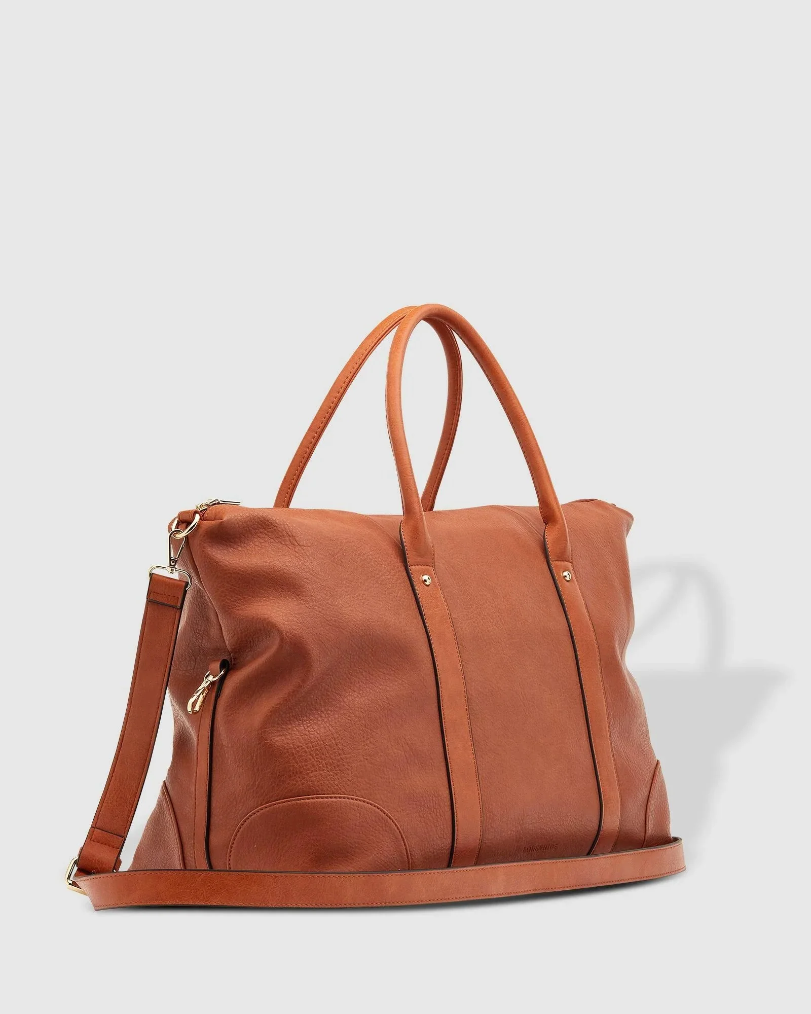 Alexis Stripe Travel Bag - Tan - Image 2