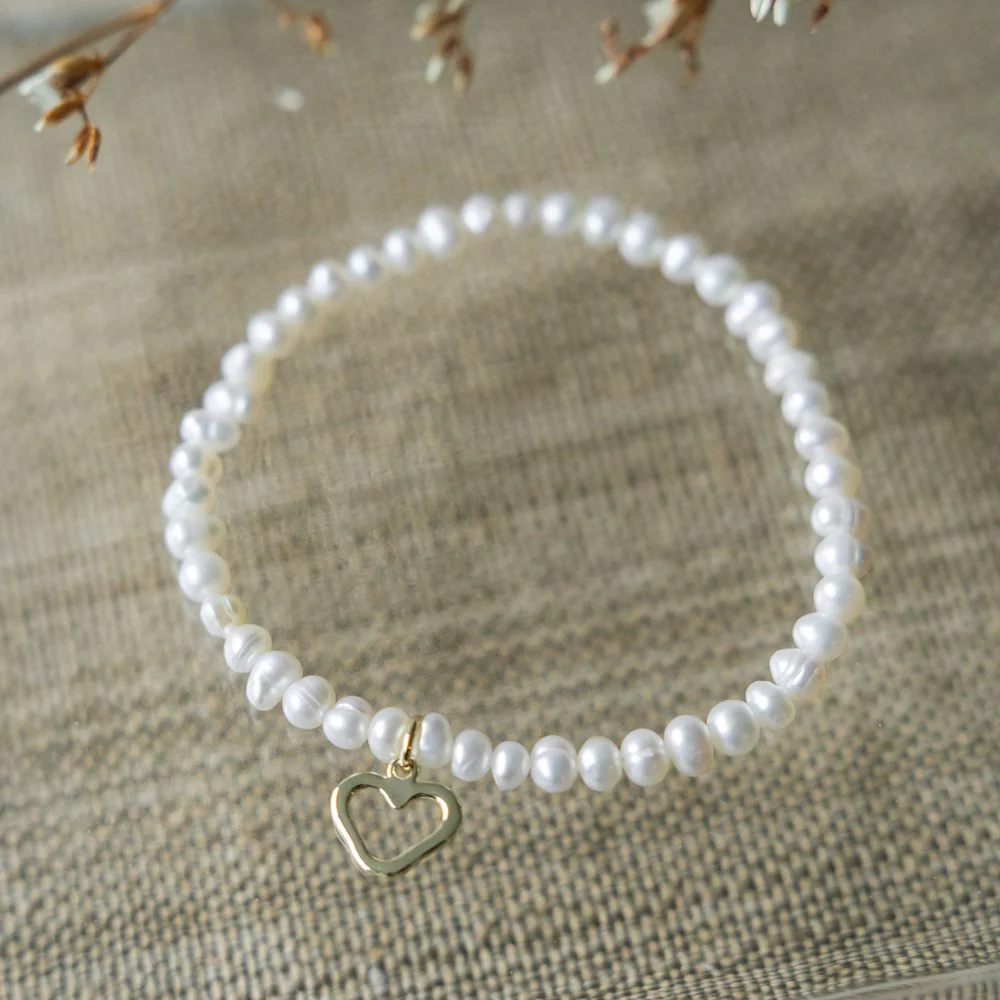 Amore Pearly Bracelet - Gold/Pearl