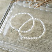 Amore Pearly Bracelet - Gold/Pearl - Image 2