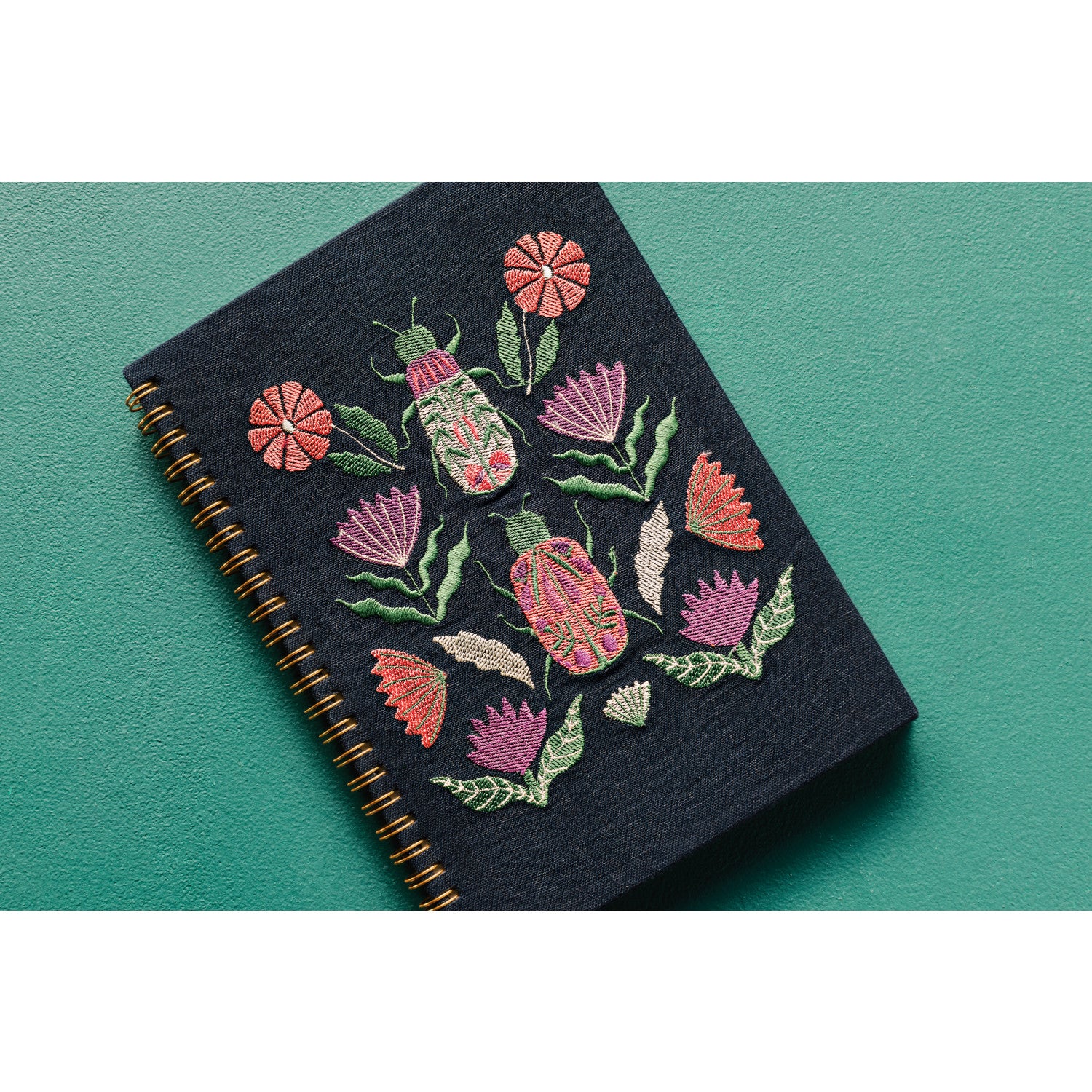 Amulet Ring Bound Embroidered Notebook - Image 3