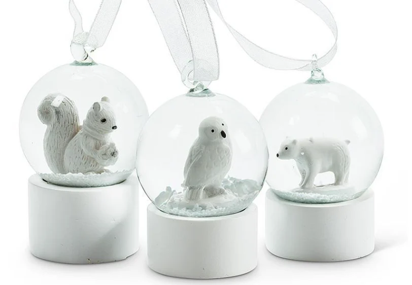 Animal Snow Globe Ornaments - Image 2