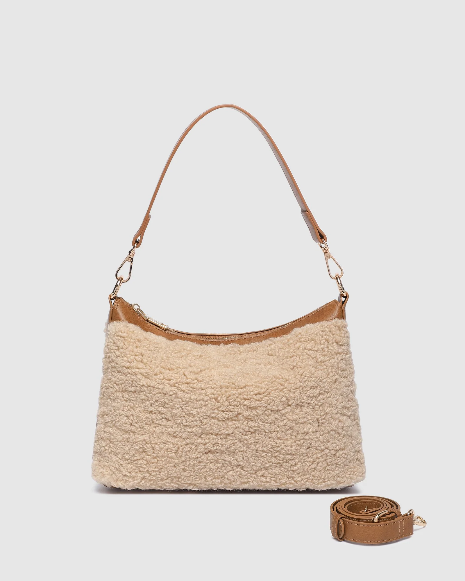 Aspen Shoulder Bag - Beige - Image 4