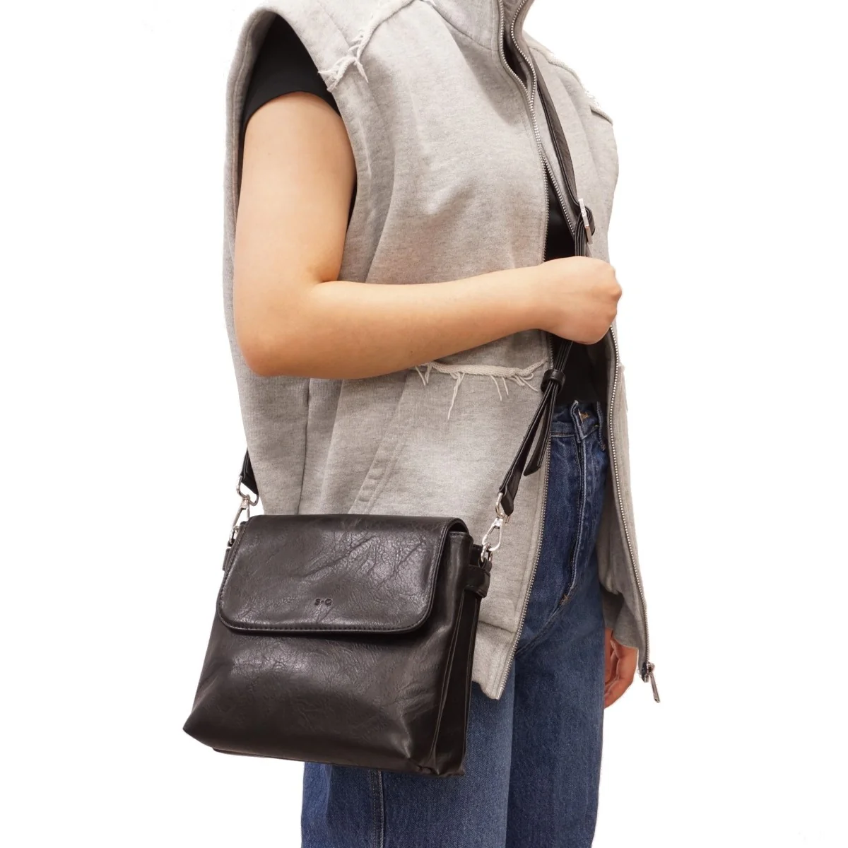 Aura Crossbody - Almond - Image 2