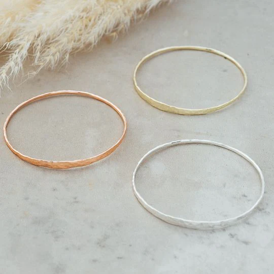 Be Kind Bangle - Silver - Image 2