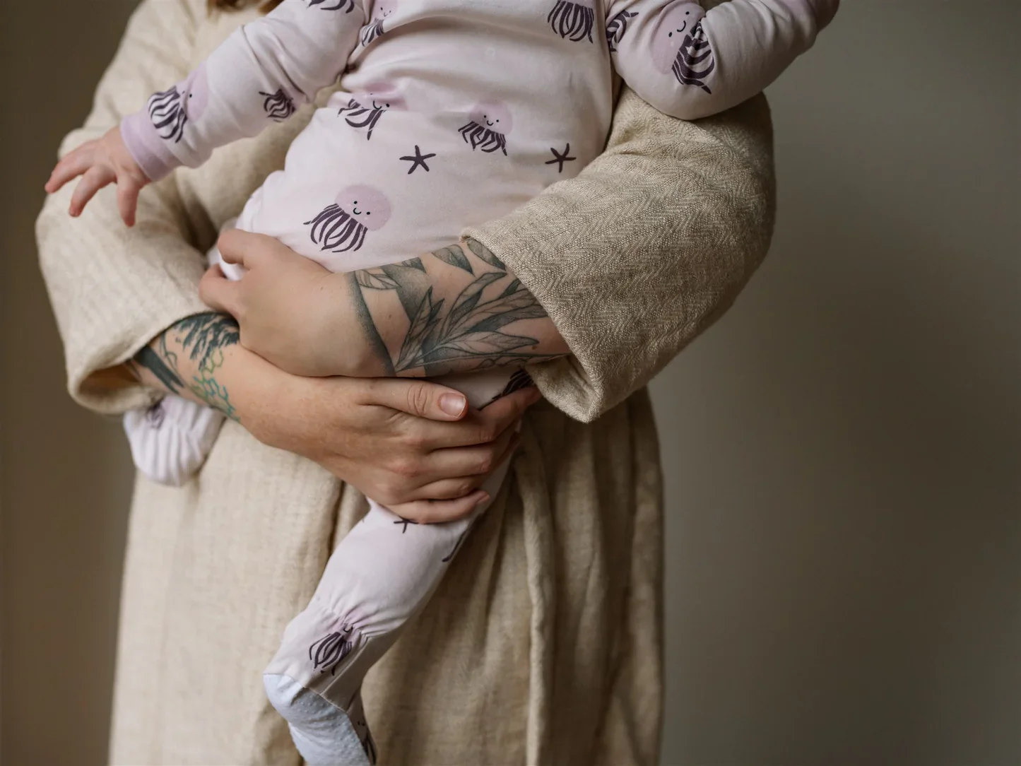 Be My Squishy Organic Cotton Footed Sleeper - Image 2