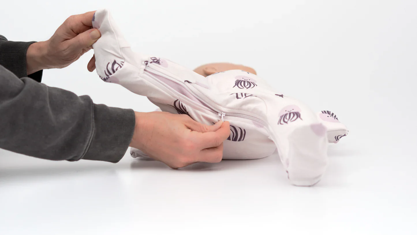 Be My Squishy Organic Cotton Footed Sleeper - Image 5