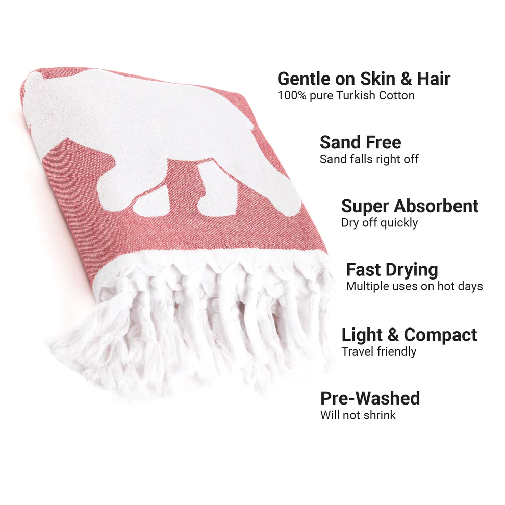 Bear Turkish Body Towel - Image 6