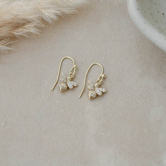 Bee Yourself Earrings - Gold - Image 2