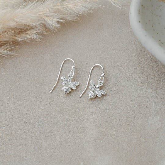 Bee Yourself Earrings - Silver - Image 2