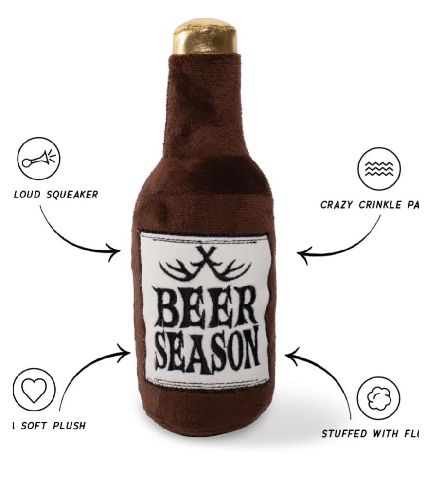 Beer Season Antlers Dog Toy - Image 2