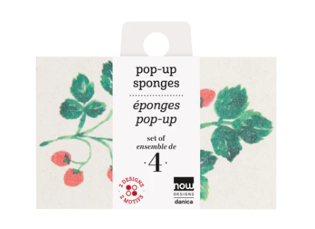 Berry Bramble Pop Up Sponges - Set of 4 - Image 2