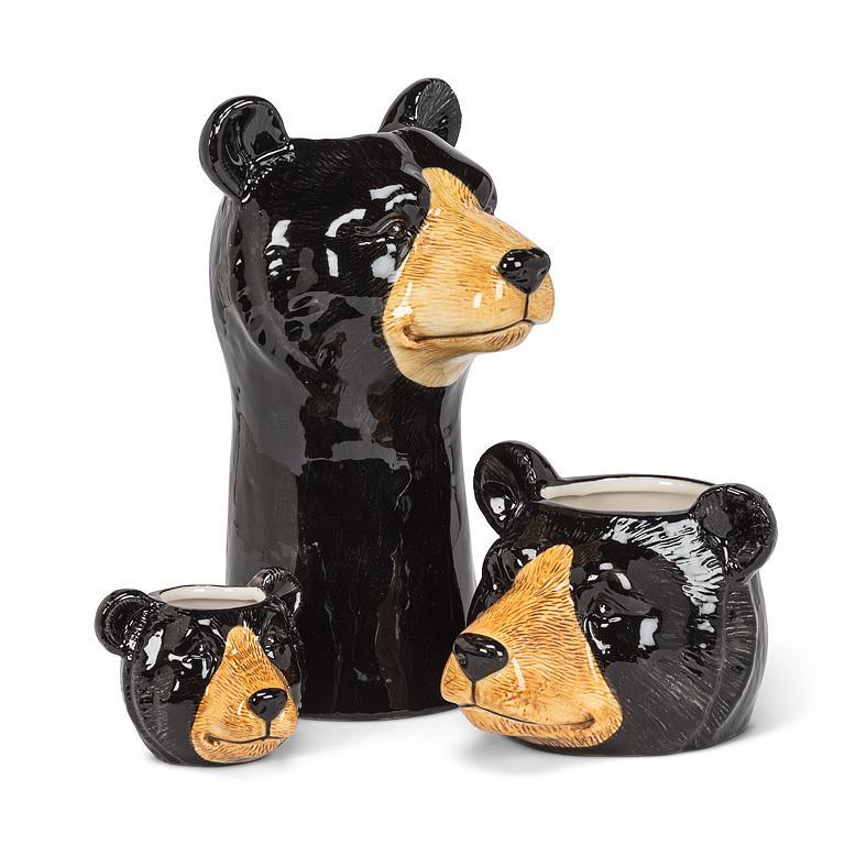Medium Black Bear Planter - Image 4