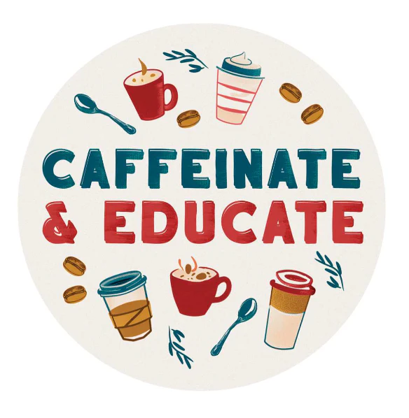 Caffinate & Educate Car Coaster
