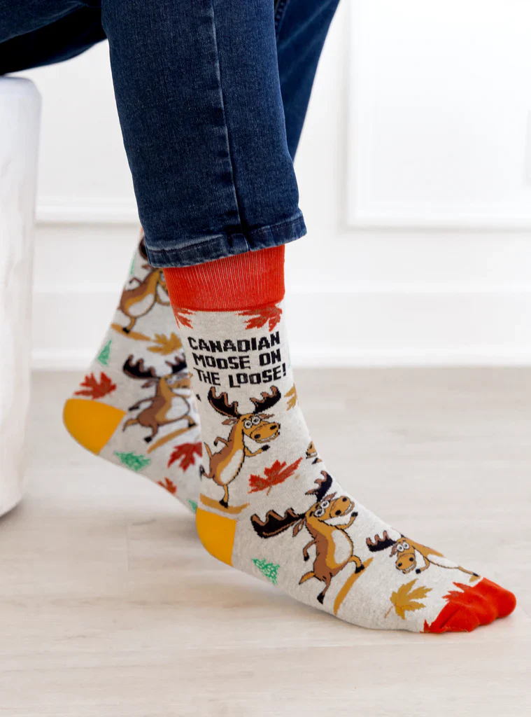 Canadian Moose Socks - For Him - Image 2