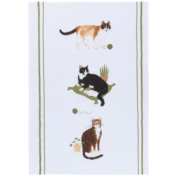 Cat Collective Bakers Floursack Dishtowels - Set of 3 - Image 2