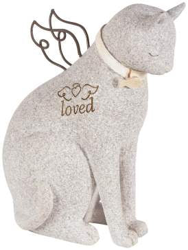 Cat Faithful Angel Figurine