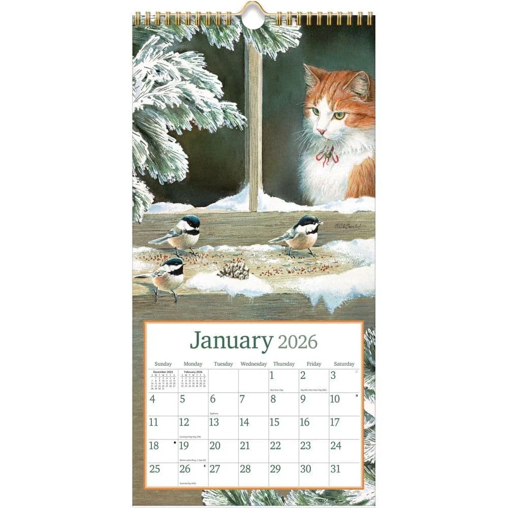 Cats In The Country 2026 Lang Vertical Calendar - Image 3