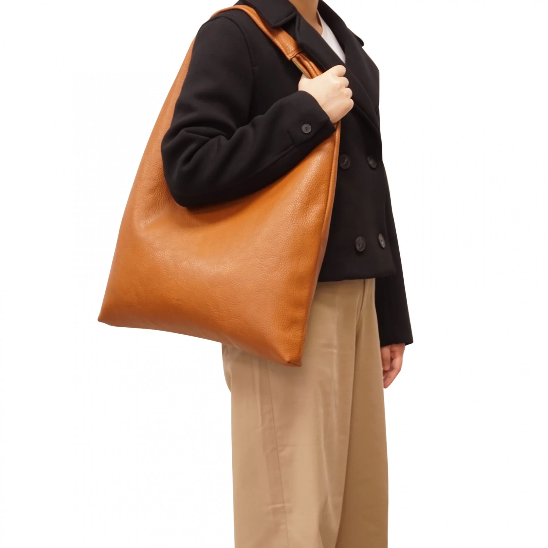 Cecilia 2 in 1 Reversible Hobo - Marshmallow/Deep Forest - Image 6