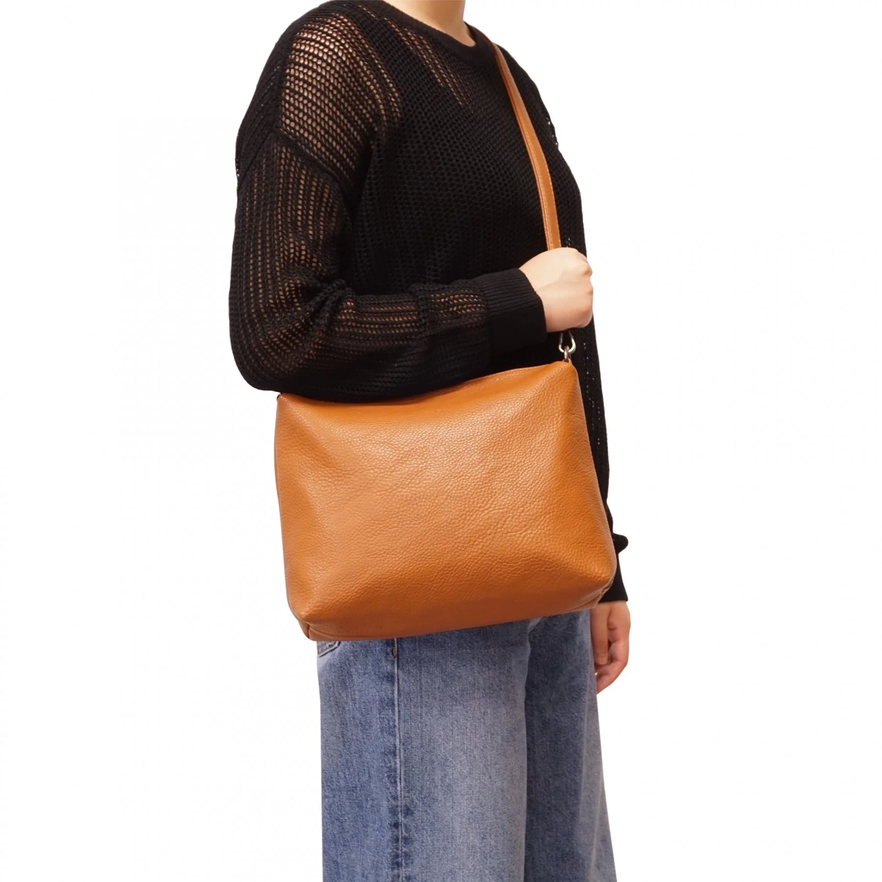 Cecilia 2 in 1 Reversible Hobo - Marshmallow/Deep Forest - Image 7
