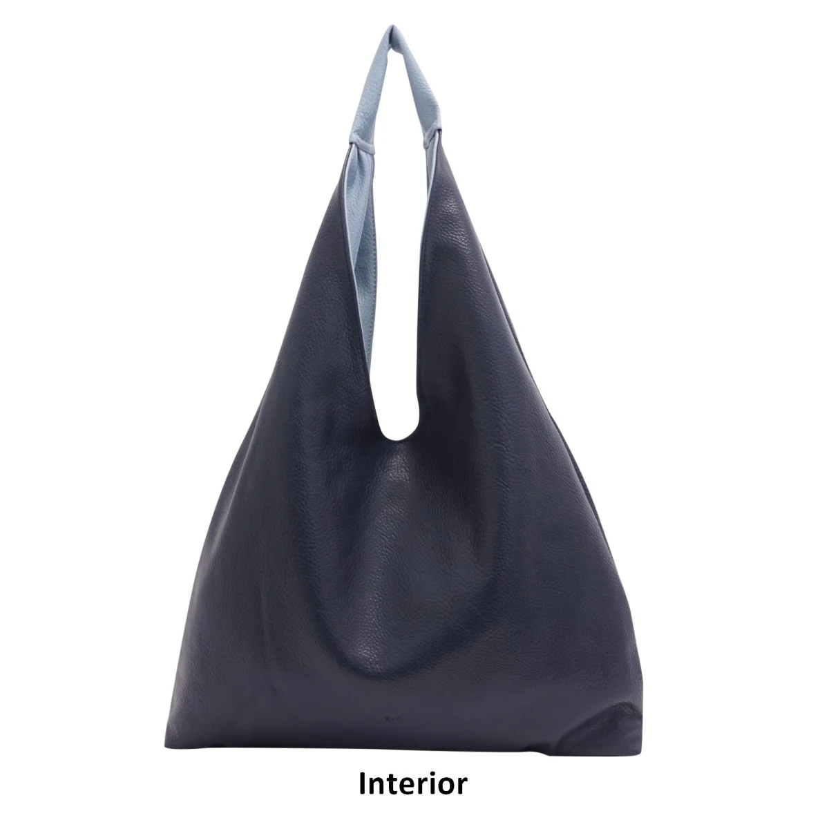 Cecilia 2-in-1 Reversible Hobo - Sky Blue / Navy - Image 2