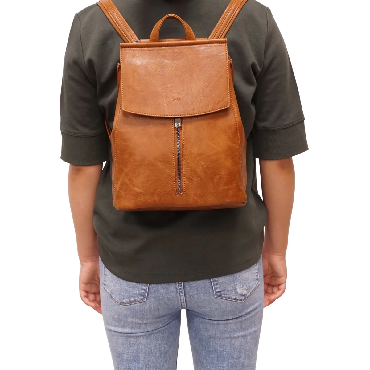 Chloe Convertible Backpack - Almond Milk - Image 4
