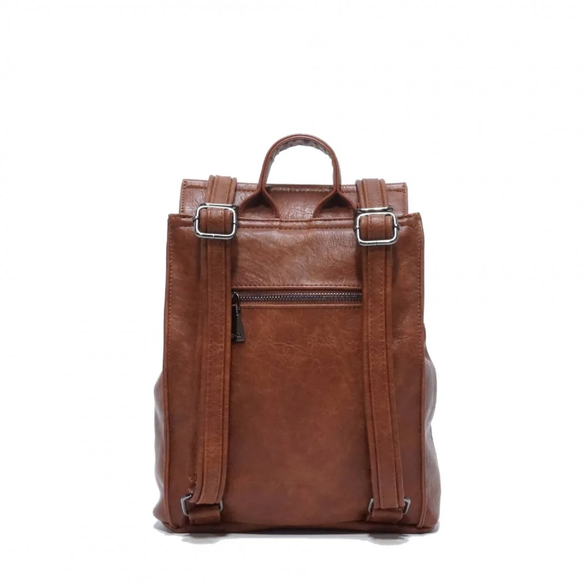 Chloe Convertible Backpack - Camel - Image 4