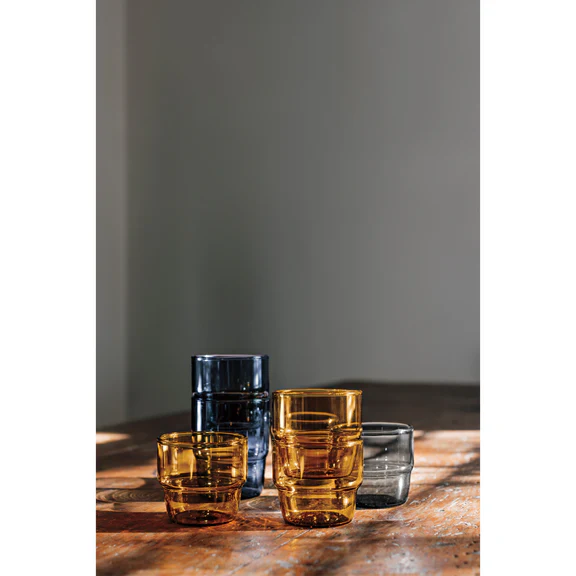 Cobalt Stackable Glass - 9oz - Image 2