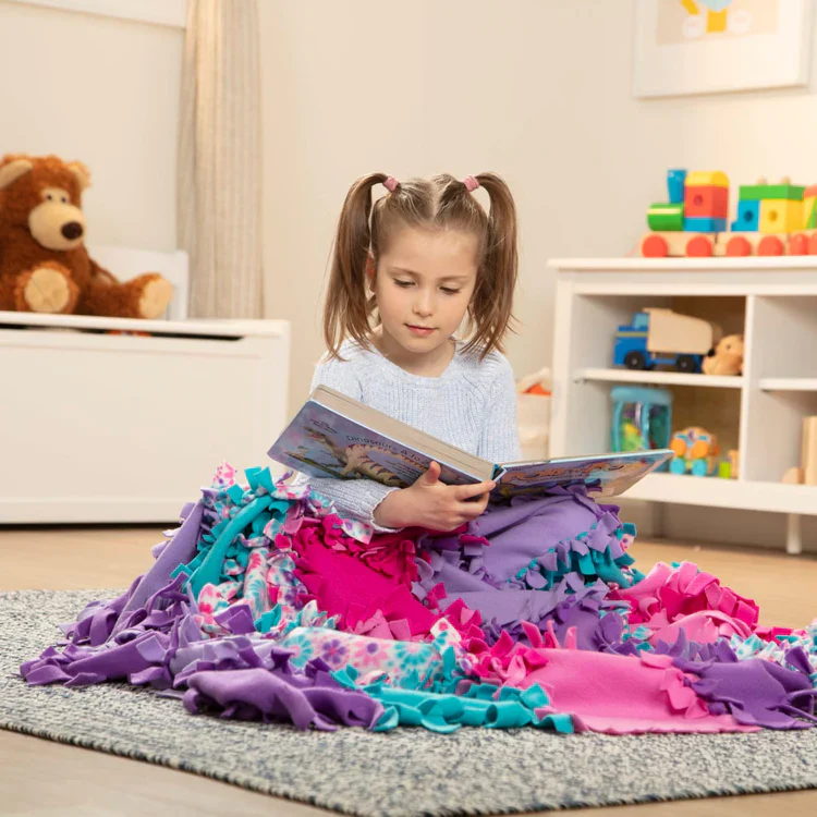 Created By Me Flower Fleece Quilt - Image 2