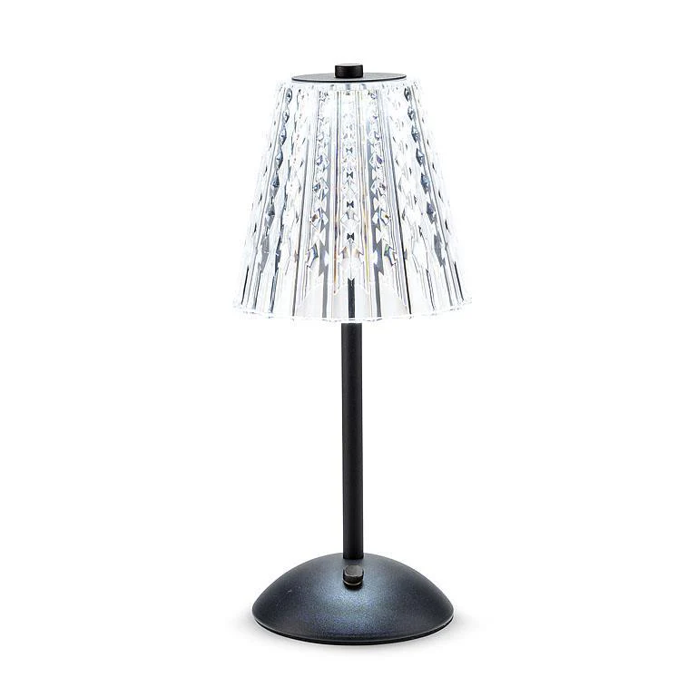 Crystal Shade LED Black Table Light - Image 2