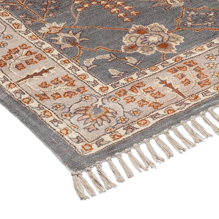 Dark Grey Printed 3'x5' Floor Rug - Image 3
