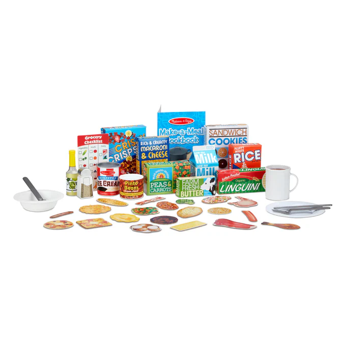 Deluxe Kitchen Collection Cooking & Play Food Set - Image 3