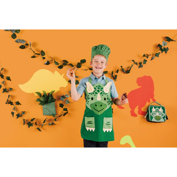 Dino Kid's Apron & Hat Set - Image 3