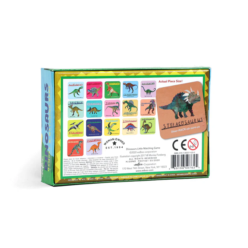Dinosaurs Little Memory & Matching Game - Image 2