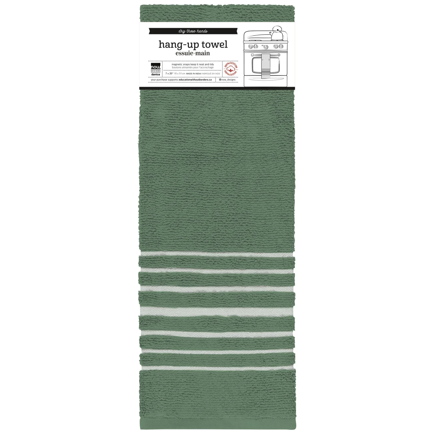 Elm Green Hang-up Dishtowel - Image 2