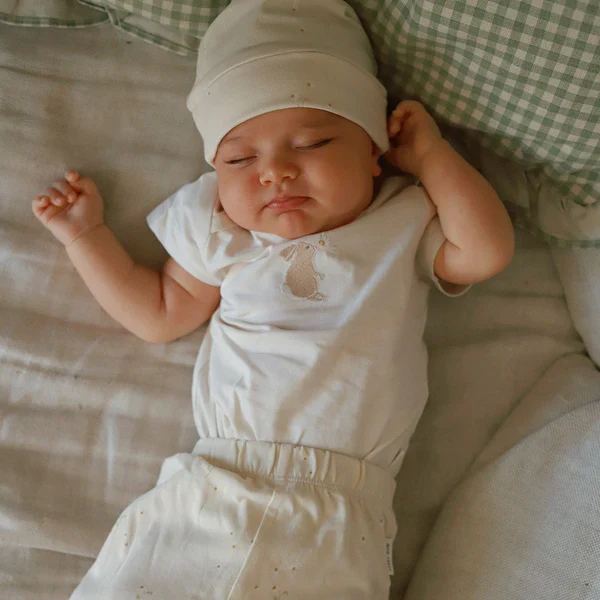 Embroidered Bunny Onesie - Image 2