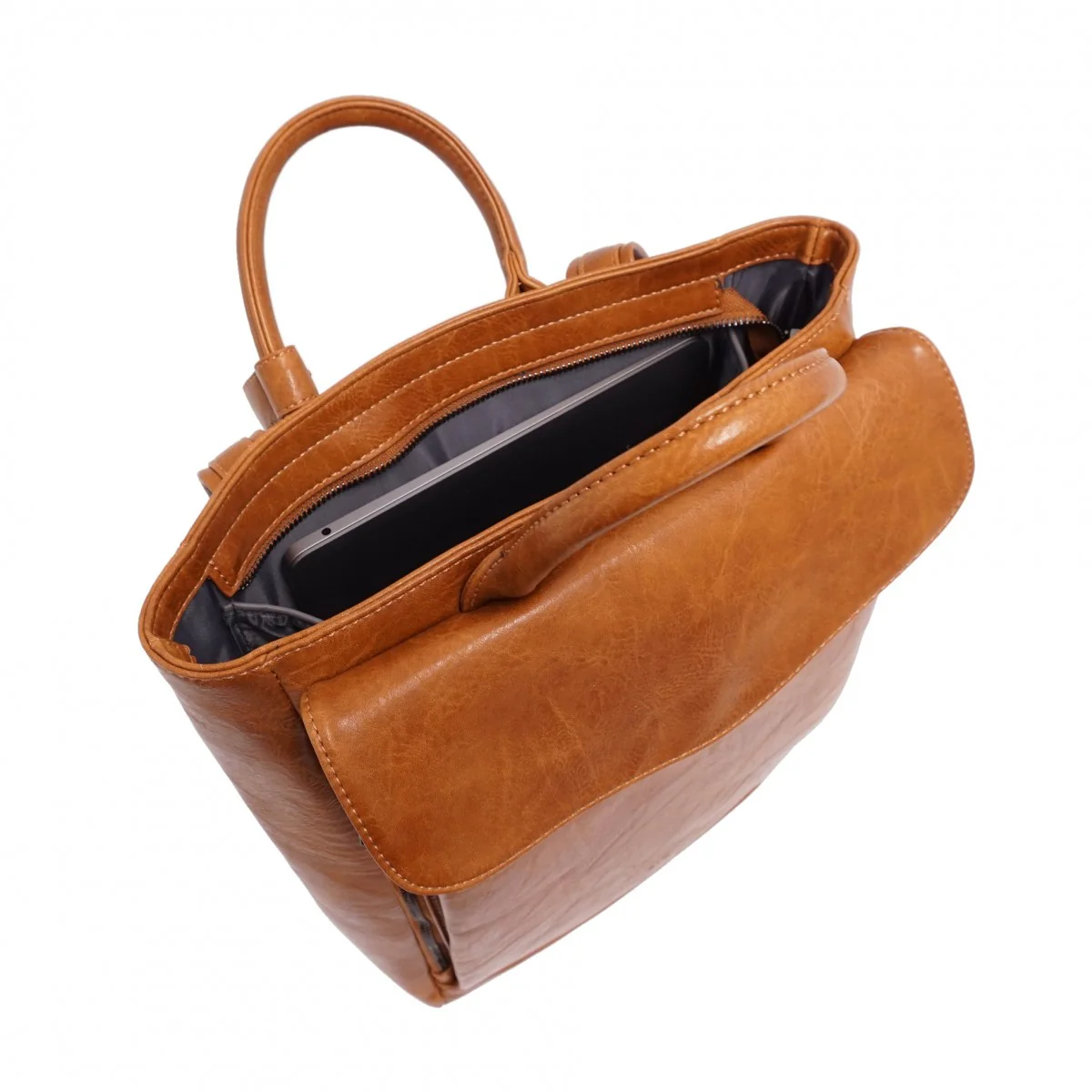 Evie Backpack - Camel - Image 3