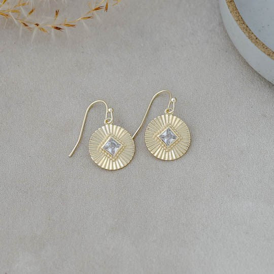 Faro Earrings - Gold - Image 2