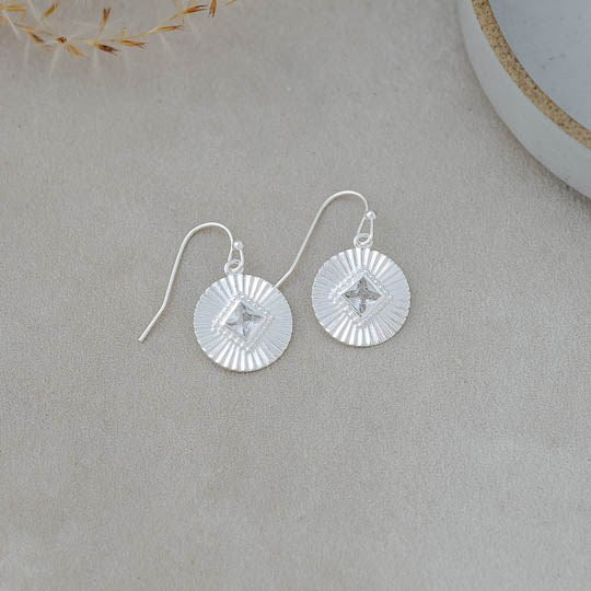 Faro Earrings - Silver - Image 2