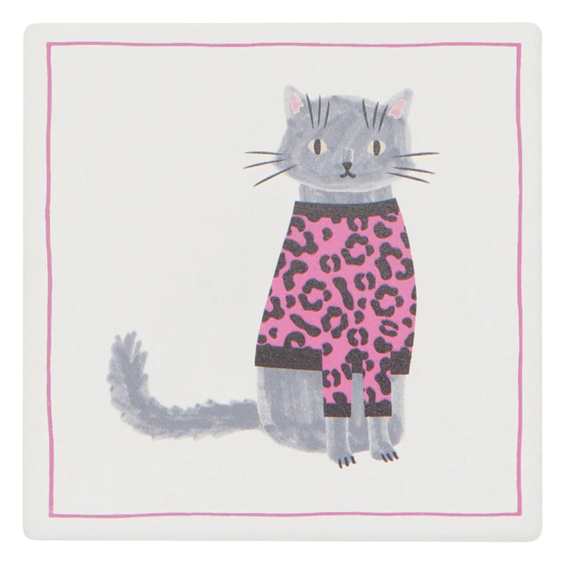 Feline Fine Soak Up Coaster - Image 5