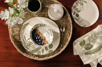 Fern & Frond Melamine Side Plate - Image 2