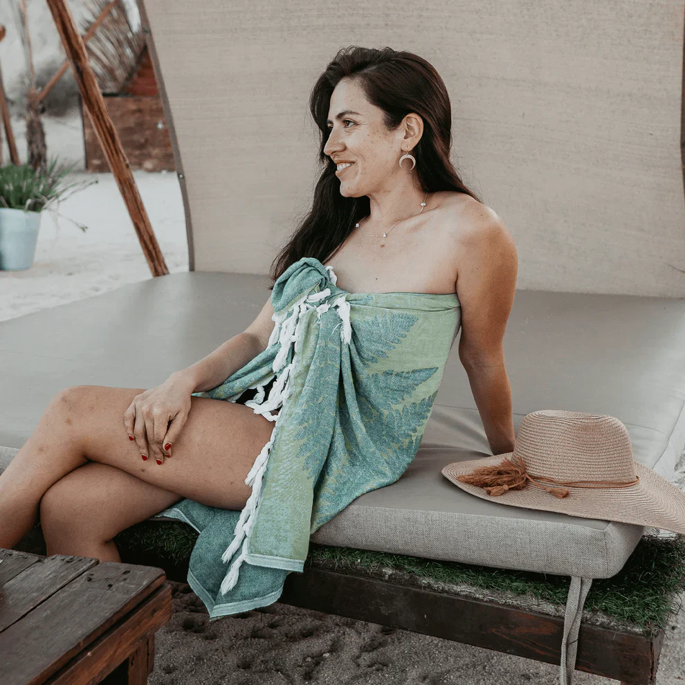 Fern Turkish Body Towel - Image 4
