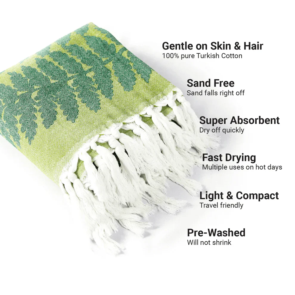 Fern Turkish Body Towel - Image 8
