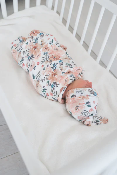 Autumn Top Knot Baby Hat - Image 4