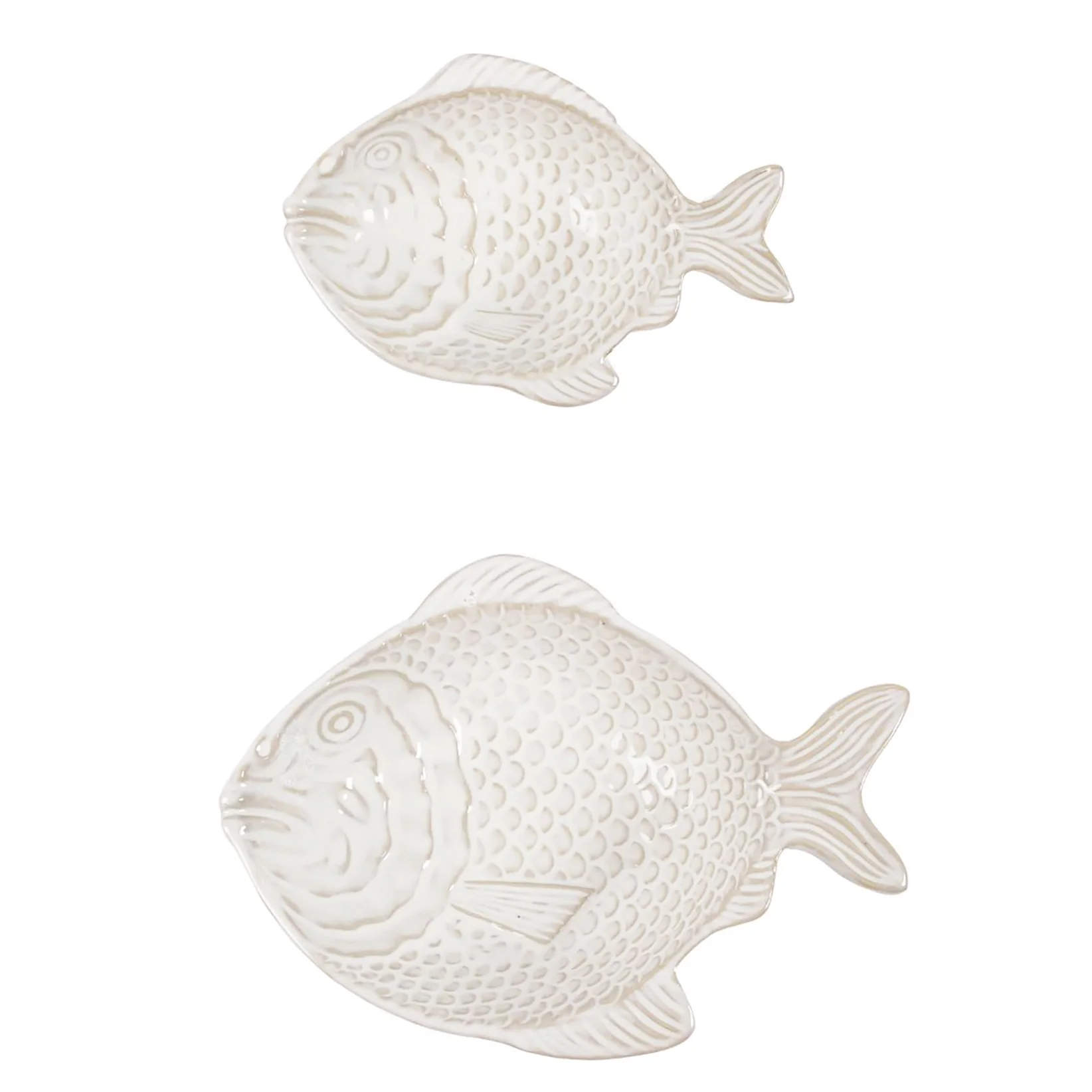 Fish True Ocean Stoneware Serving Bowl - Assorted - Image 2