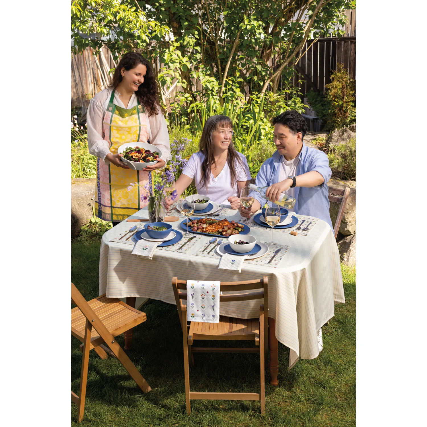 Vanilla Bean Fresco Melamine Dinner Plate - Image 5