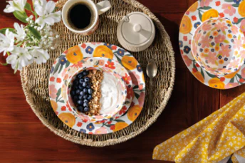 Full Bloom Melamine Side Plate - Image 2